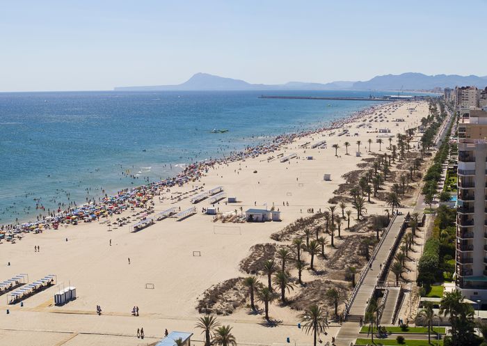 Playa north in Alicante