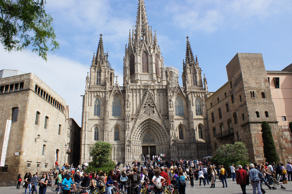 The Cathedral in Barcelona